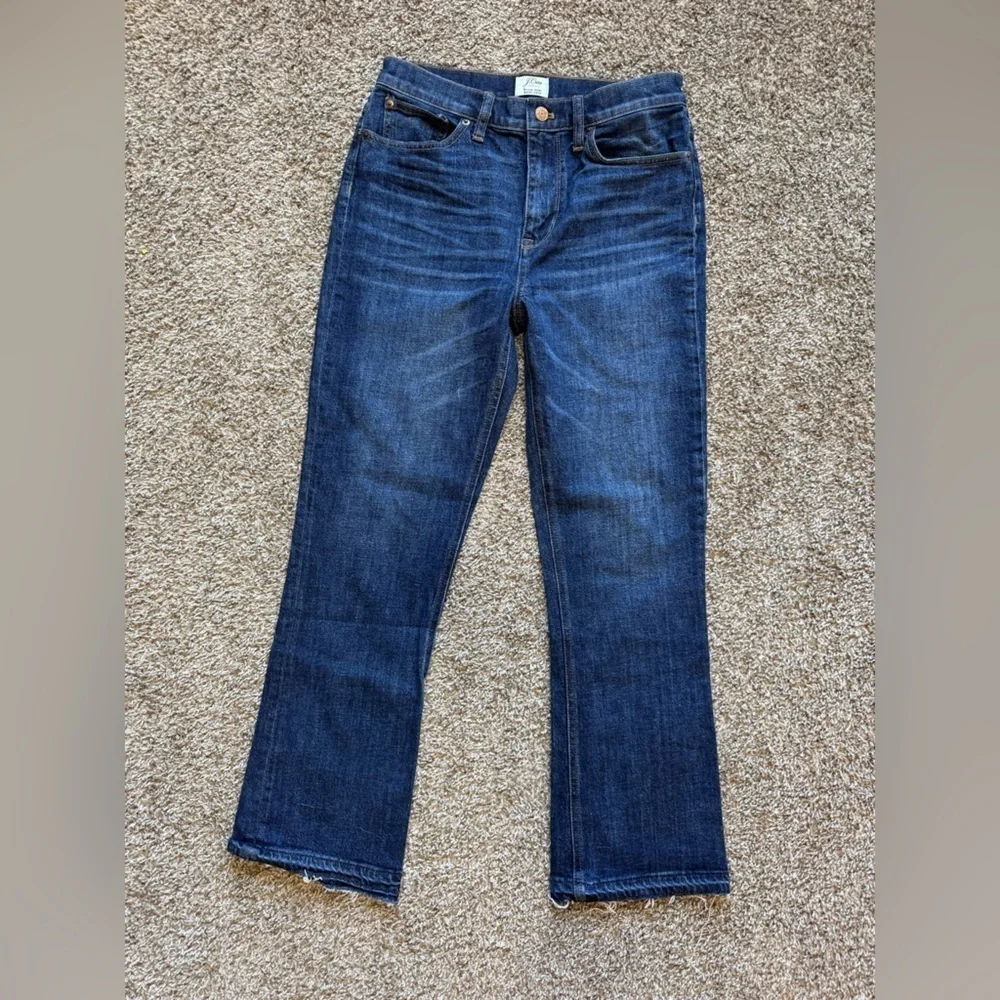 J. Crew Billie Demi boot crop jeans